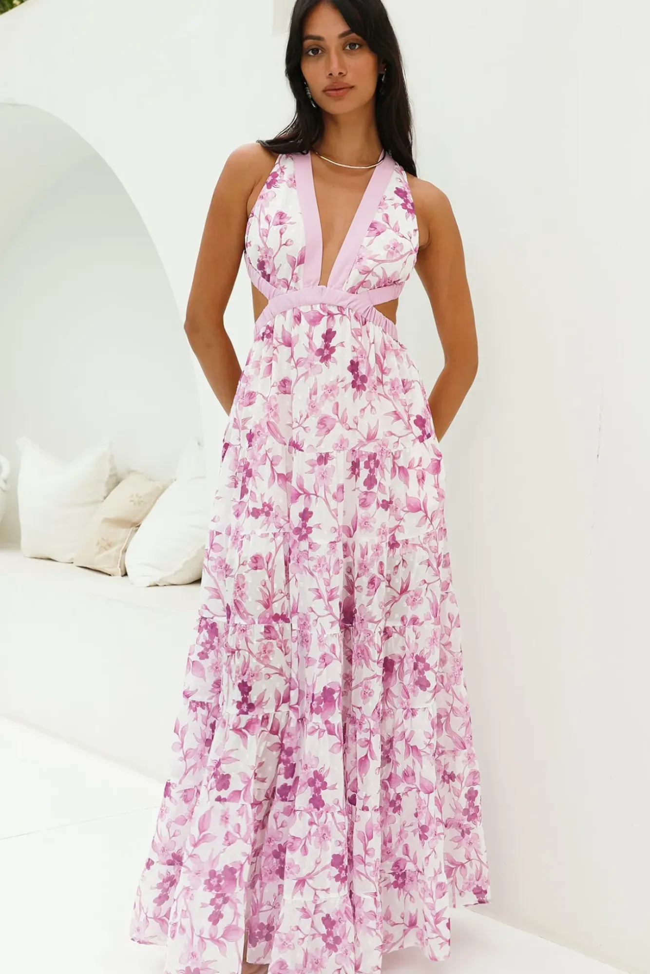 Cocktail Dresses|Bump Friendly>Hello Molly Fashion Forward Maxi Dress Purple