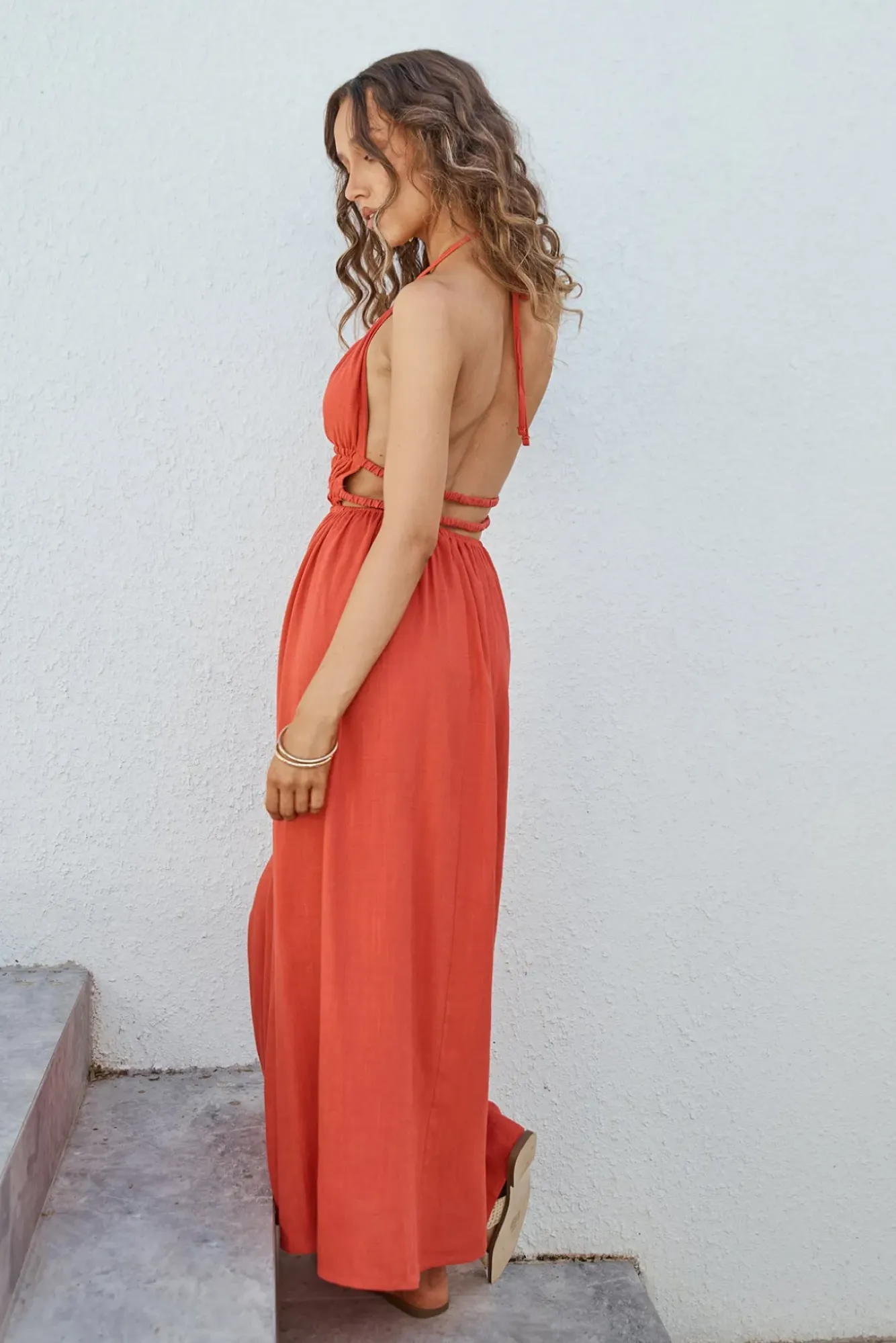 Spring Break Dresses|Bump Friendly>Hello Molly Feeling Spicy Maxi Dress Red