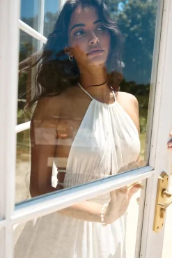 Vacation Dresses|Spring Break Dresses>Hello Molly Feeling Spicy Maxi Dress White