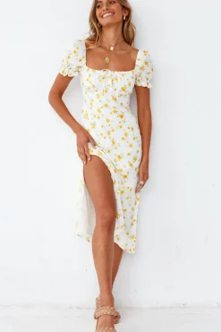 Spring Break Dresses|Date Night Dresses>Hello Molly Fields Of Gold Midi Dress