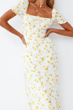 Spring Break Dresses|Date Night Dresses>Hello Molly Fields Of Gold Midi Dress