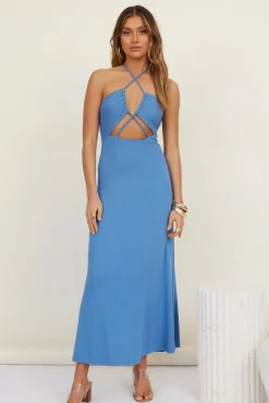 Bridesmaid Dresses|Spring Break Dresses>Hello Molly Finer Moments Maxi Dress Blue