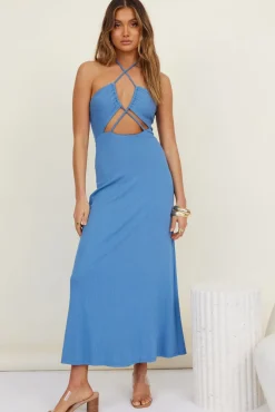 Bridesmaid Dresses|Spring Break Dresses>Hello Molly Finer Moments Maxi Dress Blue