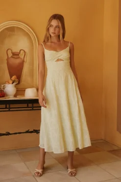 Wedding Guest Dresses|Vacation Dresses>Hello Molly Fiora Maxi Dress Green