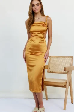 Wedding Guest Dresses|Formal Dresses>Hello Molly Fiorella Maxi Dress Gold