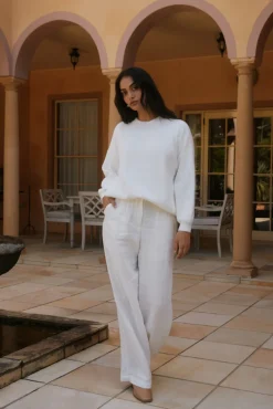 Jumpers|Long Sleeve>Hello Molly Fior Nights Jumper in White