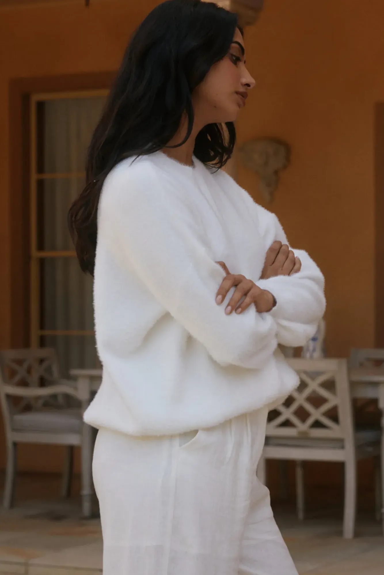 Jumpers|Long Sleeve>Hello Molly Fior Nights Jumper in White