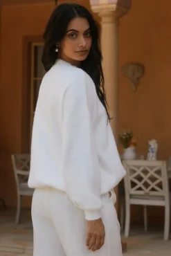 Jumpers|Long Sleeve>Hello Molly Fior Nights Jumper in White
