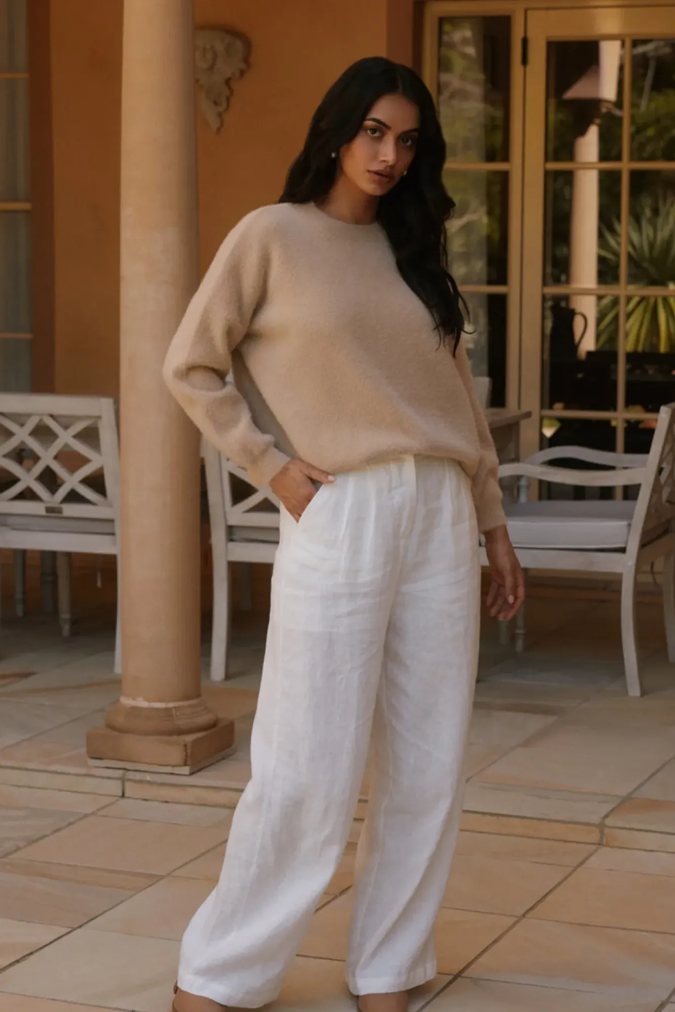 Jumpers|Long Sleeve>Hello Molly Fior Nights Jumper Mocha