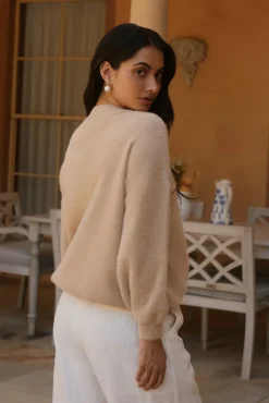 Jumpers|Long Sleeve>Hello Molly Fior Nights Jumper Mocha