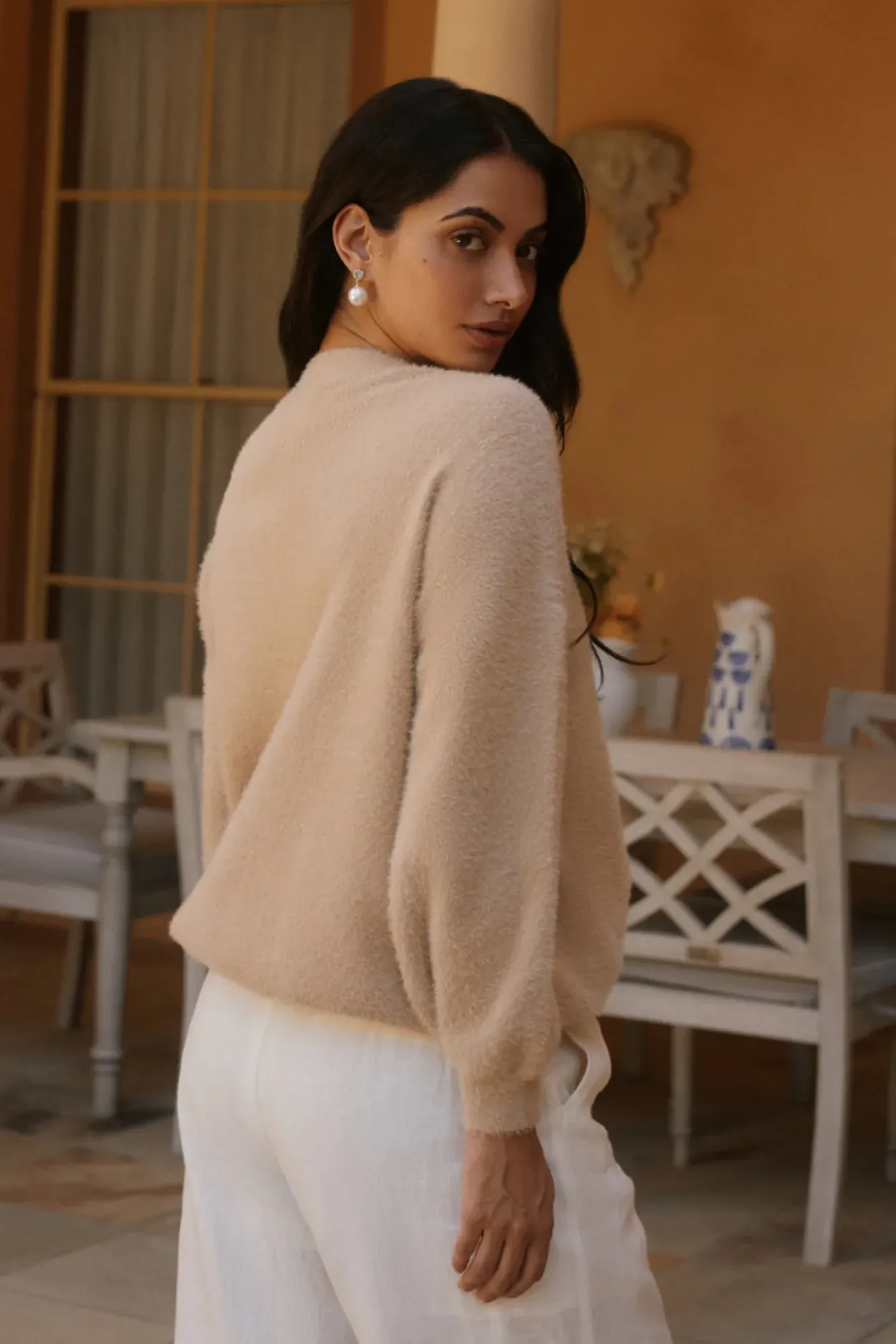 Jumpers|Long Sleeve>Hello Molly Fior Nights Jumper Mocha