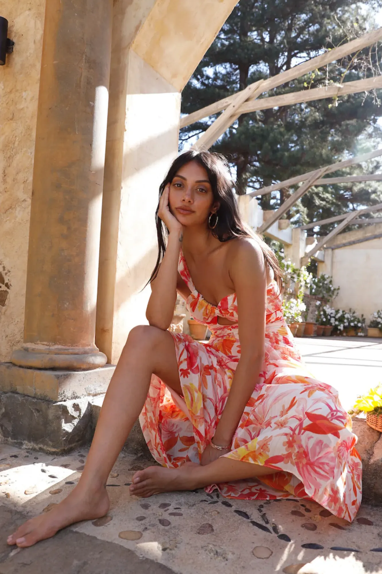 Cocktail Dresses|Spring Break Dresses>Hello Molly Flashing Lights Maxi Dress Pink