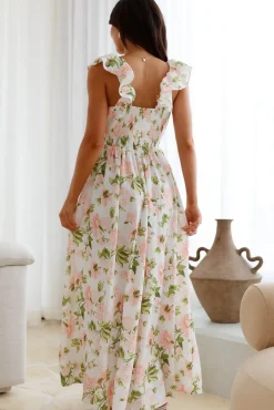 Cocktail Dresses|Vacation Dresses>Hello Molly Floral Cascade Maxi Dress