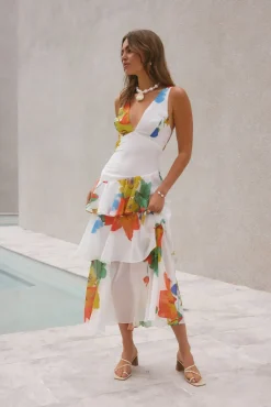 Cocktail Dresses|Summer Dresses>Hello Molly Floral Dreams Maxi Dress Multi