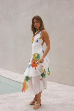 Cocktail Dresses|Summer Dresses>Hello Molly Floral Dreams Maxi Dress Multi