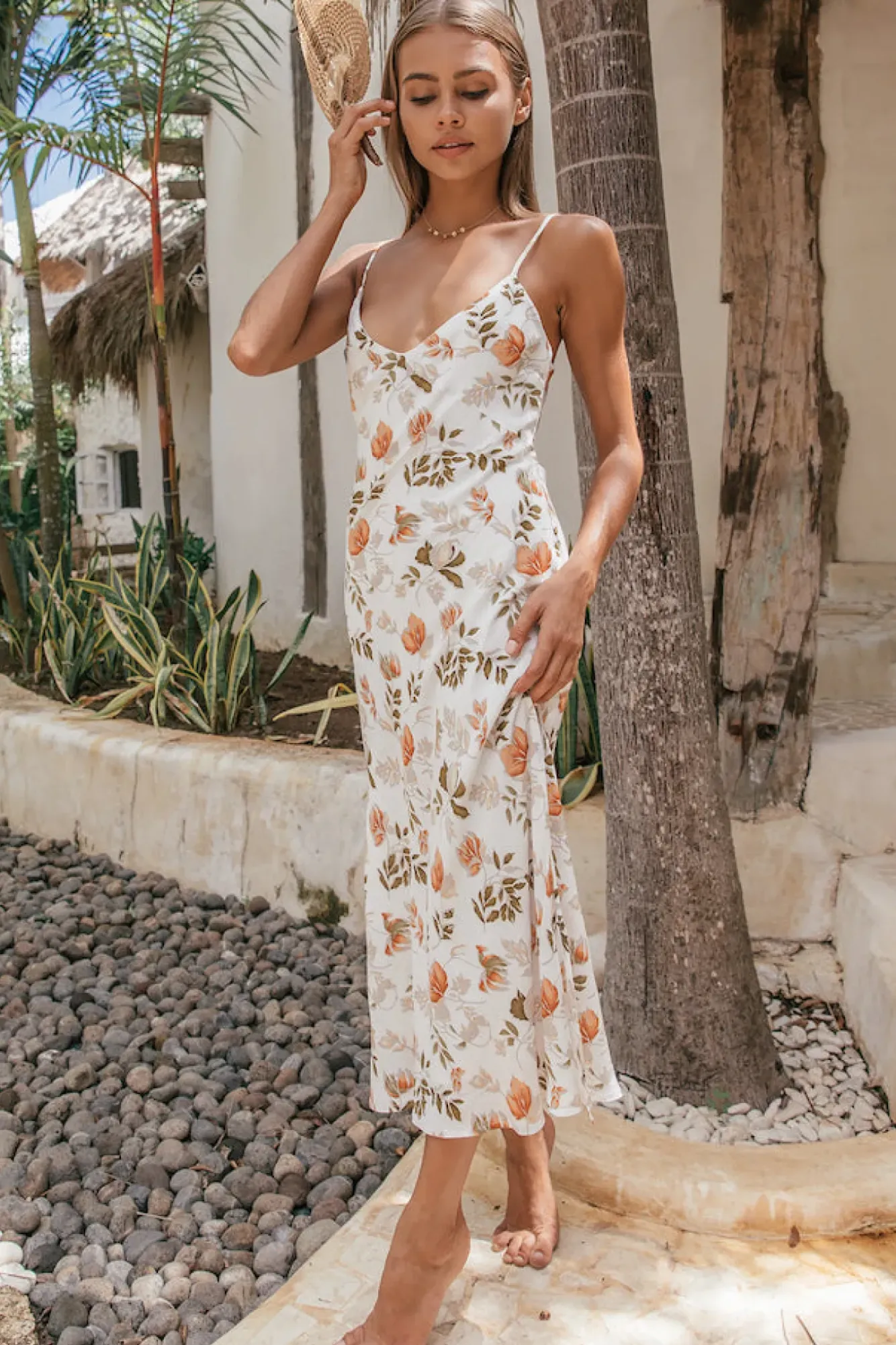Spring Break Dresses|Casual Dresses>Hello Molly Flora Midi Dress