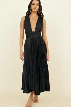 Maxi Dresses>Hello Molly Florentina Maxi Dress Black