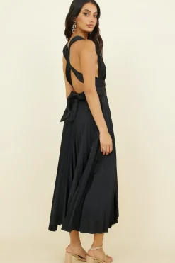 Maxi Dresses>Hello Molly Florentina Maxi Dress Black