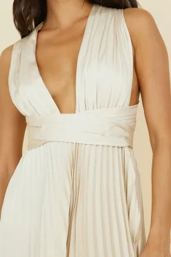 Wedding Guest Dresses|Formal Dresses>Hello Molly Florentina Midi Dress Champagne