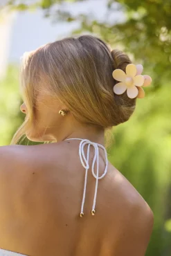 Hair Accessories>Hello Molly Flower Love Hair Claw Pink