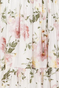 Casual Dresses|Mini Dresses>Hello Molly Flower Picking Dress White