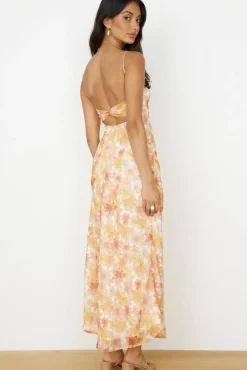 Vacation Dresses|Spring Break Dresses>Hello Molly Follow You Anywhere Maxi Dress Orange