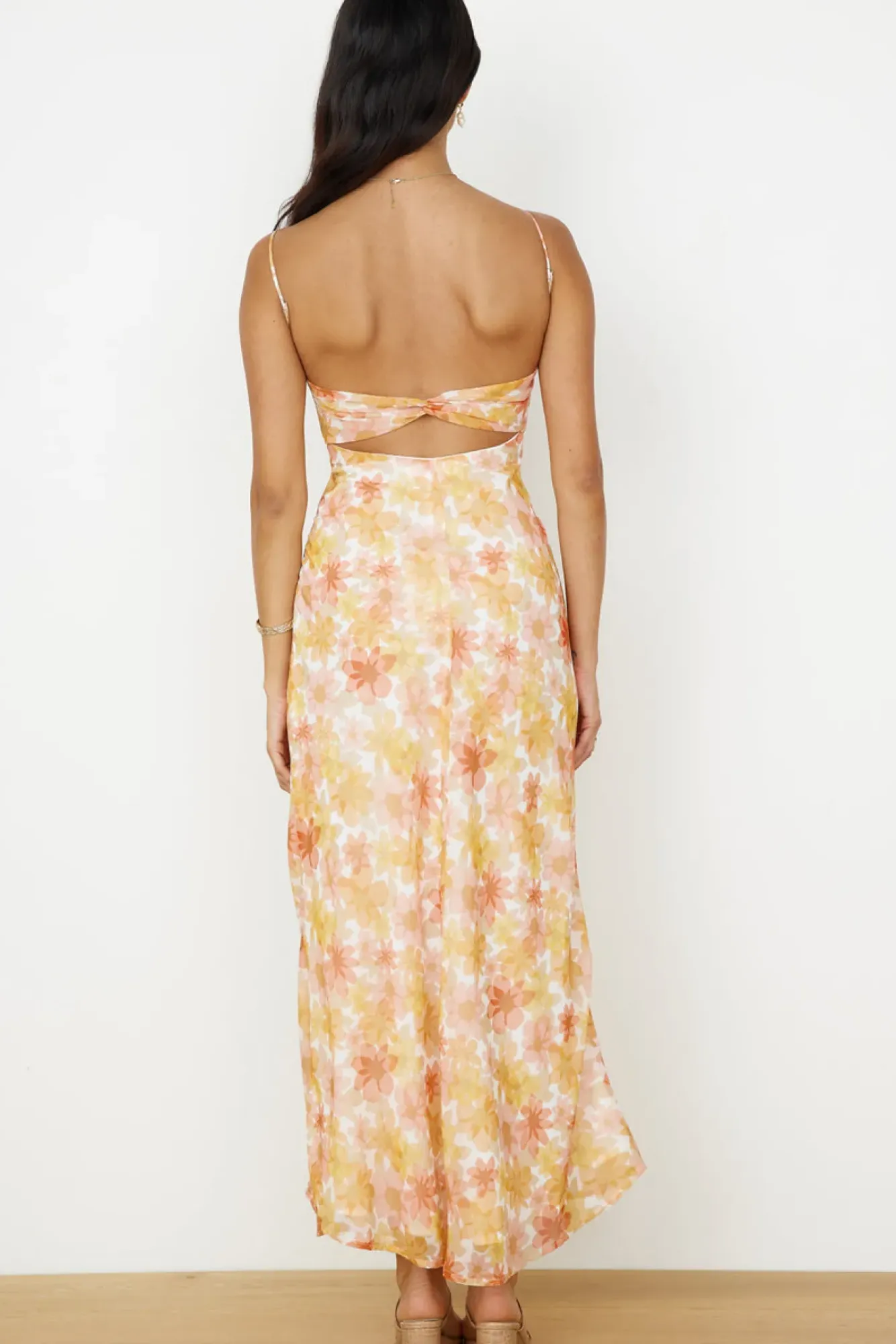 Vacation Dresses|Spring Break Dresses>Hello Molly Follow You Anywhere Maxi Dress Orange