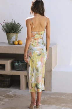 Cocktail Dresses|Spring Break Dresses>Hello Molly Follow Your Heart Midi Dress Multi