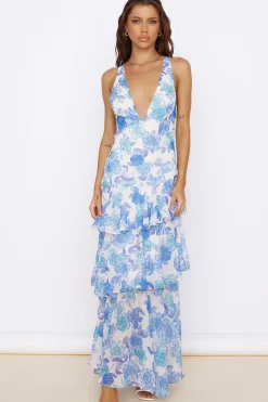 Formal Dresses|Brunch Dresses>Hello Molly Foolish One Maxi Dress Blue