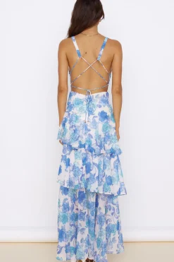 Formal Dresses|Brunch Dresses>Hello Molly Foolish One Maxi Dress Blue