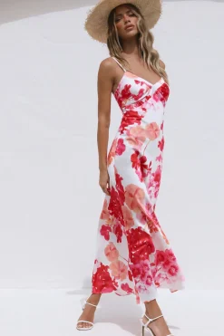 Casual Dresses|Maxi Dresses>Hello Molly Forbidden Love Maxi Dress Pink
