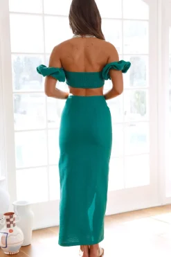 Cropped>Hello Molly Foremost Crop Top Green