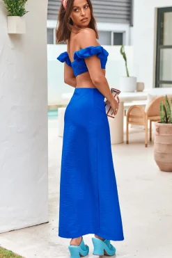 Skirts|Skirt And Top Sets>Hello Molly Foremost Maxi Skirt Blue