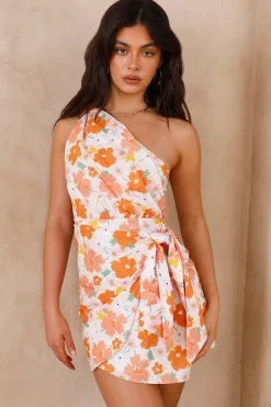 Vacation Dresses|Spring Break Dresses>Hello Molly Forest Fables Mini Dress Orange