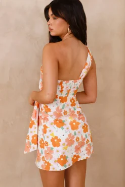 Vacation Dresses|Spring Break Dresses>Hello Molly Forest Fables Mini Dress Orange