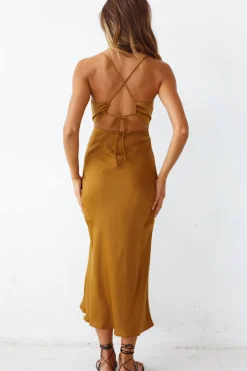 Wedding Guest Dresses|Formal Dresses>Hello Molly Forever Fresh Maxi Dress Brown
