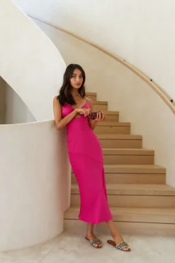 Wedding Guest Dresses|Formal Dresses>Hello Molly Forever Fresh Maxi Dress Pink