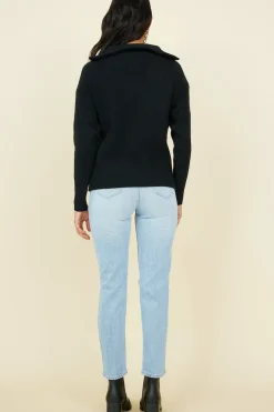 Jumpers|Cropped>Hello Molly Forever More Knit Black