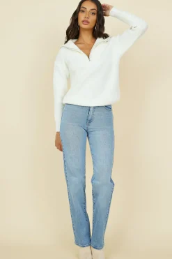 Jumpers|Cropped>Hello Molly Forever More Knit White