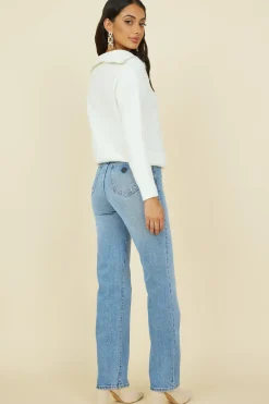 Jumpers|Cropped>Hello Molly Forever More Knit White