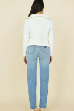 Jumpers|Cropped>Hello Molly Forever More Knit White