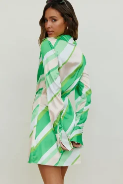 Spring Break Dresses|Floral Dresses>Hello Molly Forever Remembered Dress Green