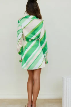 Spring Break Dresses|Floral Dresses>Hello Molly Forever Remembered Dress Green