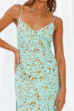 Spring Break Dresses|Summer Dresses>Hello Molly Forever Yours Midi Dress Mint