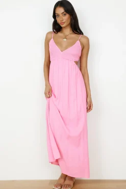 Maxi Dresses>Hello Molly For So Long Maxi Dress Pink