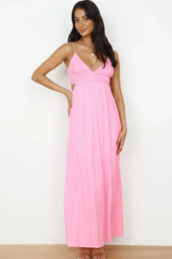 Maxi Dresses>Hello Molly For So Long Maxi Dress Pink