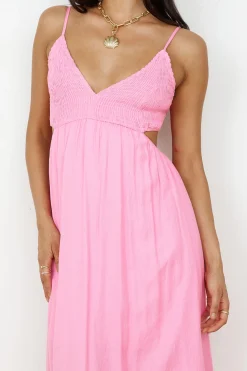 Maxi Dresses>Hello Molly For So Long Maxi Dress Pink