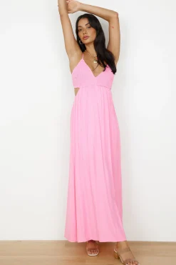 Maxi Dresses>Hello Molly For So Long Maxi Dress Pink