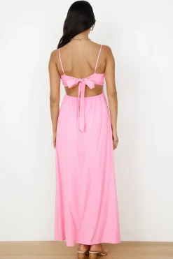 Maxi Dresses>Hello Molly For So Long Maxi Dress Pink