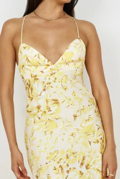 Vacation Dresses|Date Night Dresses>Hello Molly For The Taking Maxi Dress Yellow